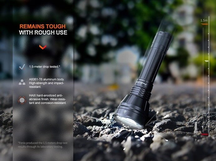 FENIX HT32 Outdoorsman Flashlight with Red, Green, White Outputs