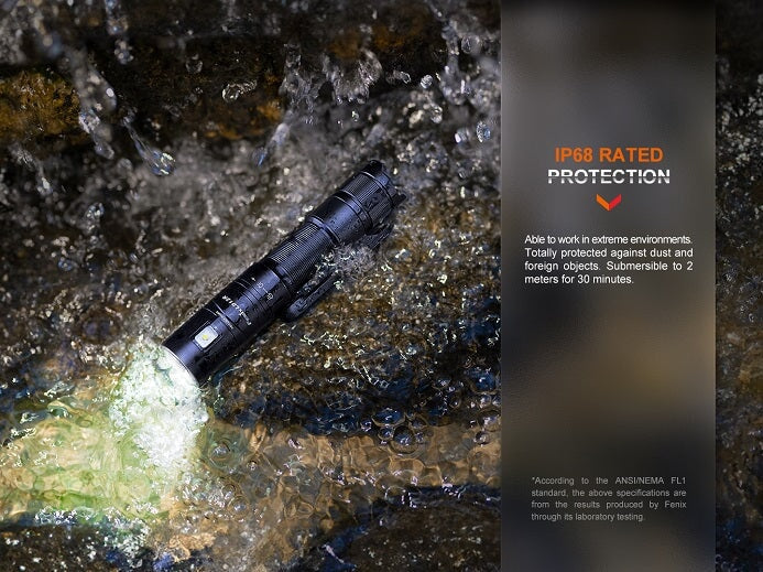 FENIX LD12R Dual Lightsource Multipurpose Rechargeable Flashlight