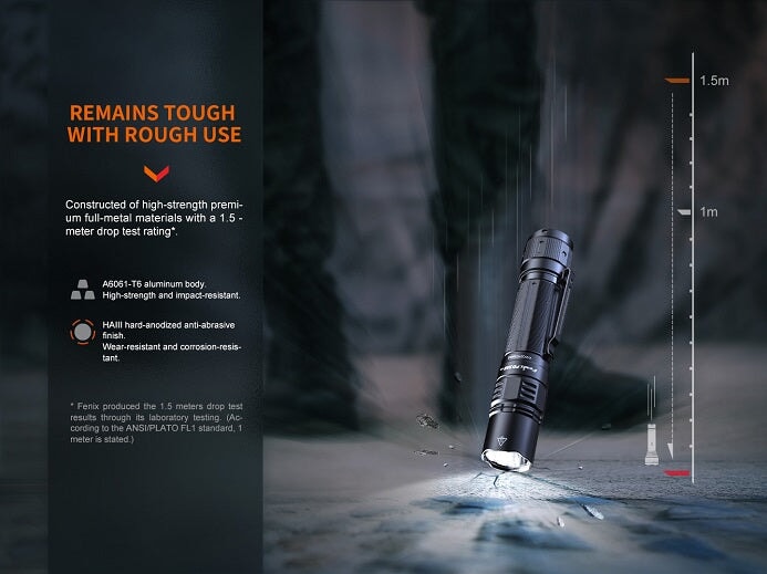 Fenix PD36R Pro Heavy-Duty Rechargeable Tactical Flashlight