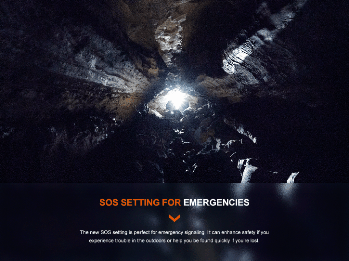Fenix PD40R V3.0 Rechargeable Mechanical Rotary Switching Flashlight