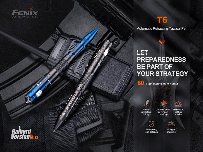 Fenix T6 Tactical Penlight - Options
