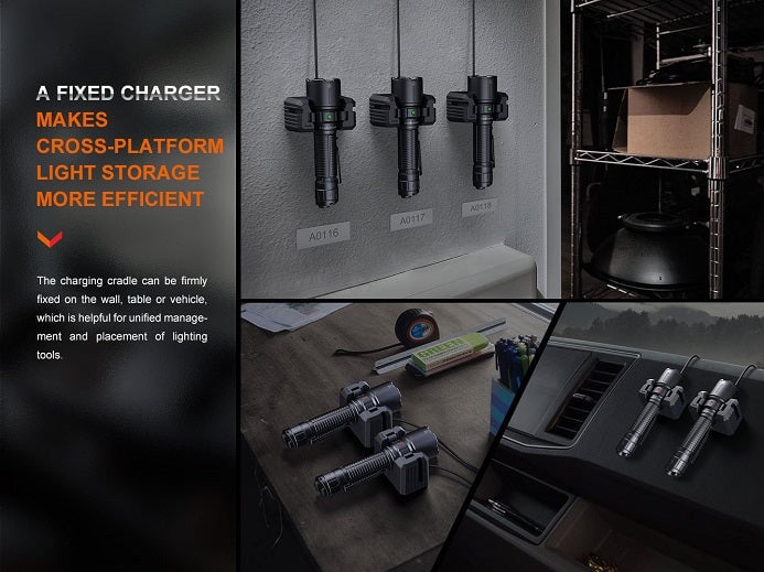 Fenix WF26R High-Performance Cradle Charging Duty Flashlight