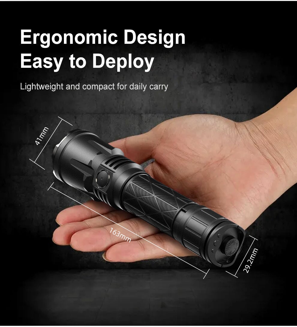 Klarus XT21X Pro Tactical flashlight - 4400 lumens