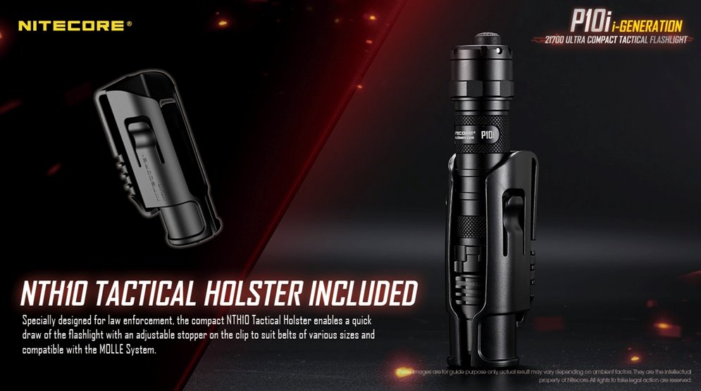 Nitecore P10i 1800 Lumens Ultra Compact Tactical Flashlight