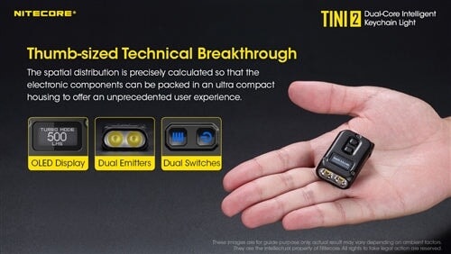 Nitecore Tini 2 500 Lumen Rechargeable Keychain Flashlight - Options