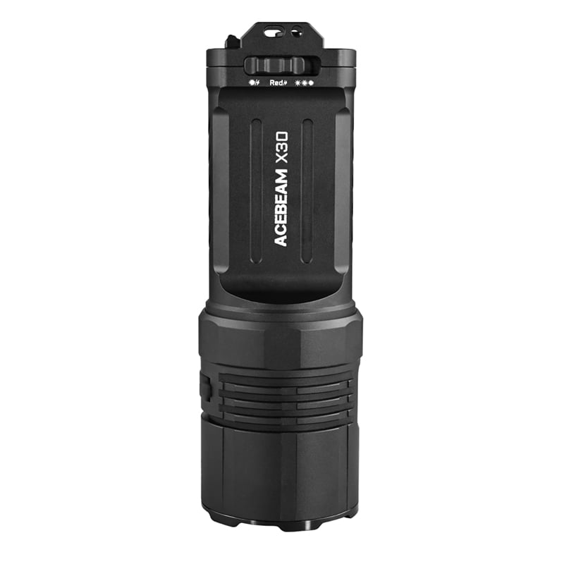 “Acebeam X30 high-power dual-source search light – Long-range professional LED flashlight”