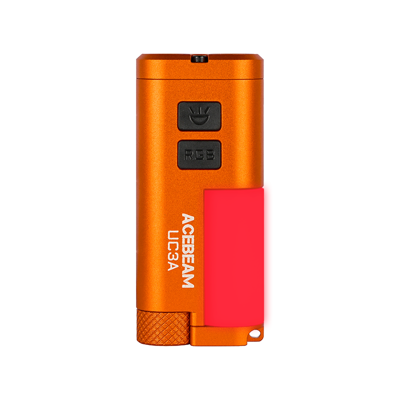 Acebeam UC3A – Compact Multi-Color RGB EDC Flashlight with 270° Auxiliary Light