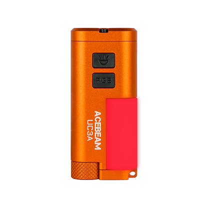 Acebeam UC3A – Compact Multi-Color RGB EDC Flashlight with 270° Auxiliary Light