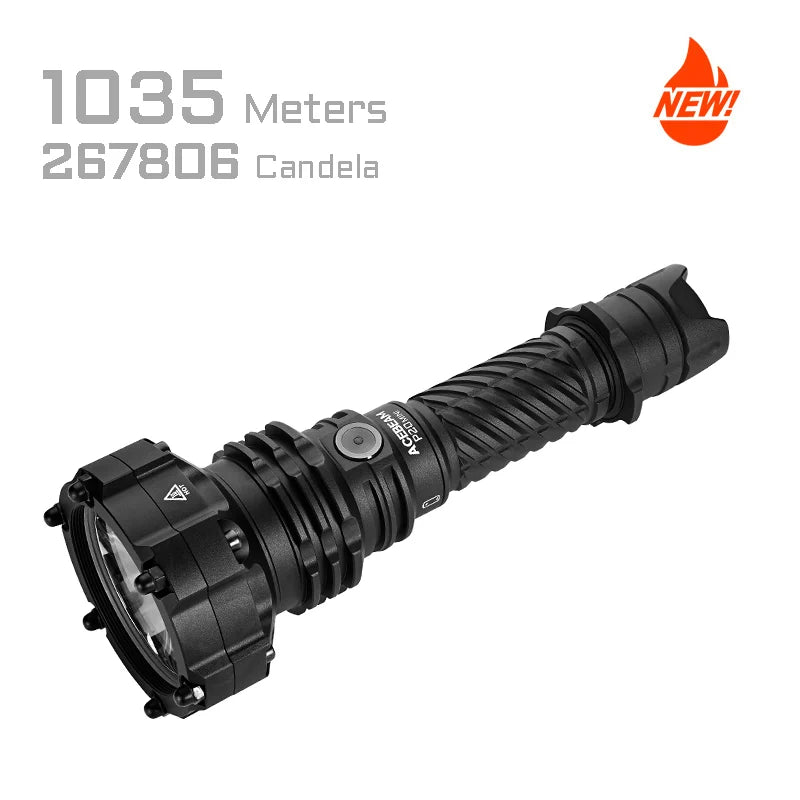 Acebeam P20 Mini – 4,000 Lumen Long-Distance Tactical Flashlight | 1,035m Throw - Options