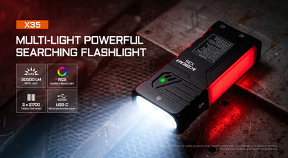 Acebeam X35 20000 Lumen Searching Flashlight