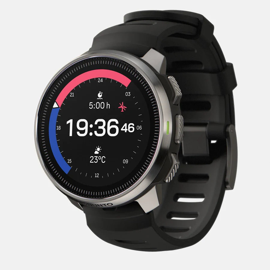 Suunto Ocean Steel Sports Watch with GPS, dive mode, and stainless steel case for outdoor and fitness tracking