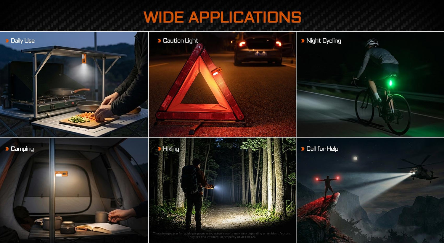 Acebeam UC3A – Compact Multi-Color RGB EDC Flashlight with 270° Auxiliary Light