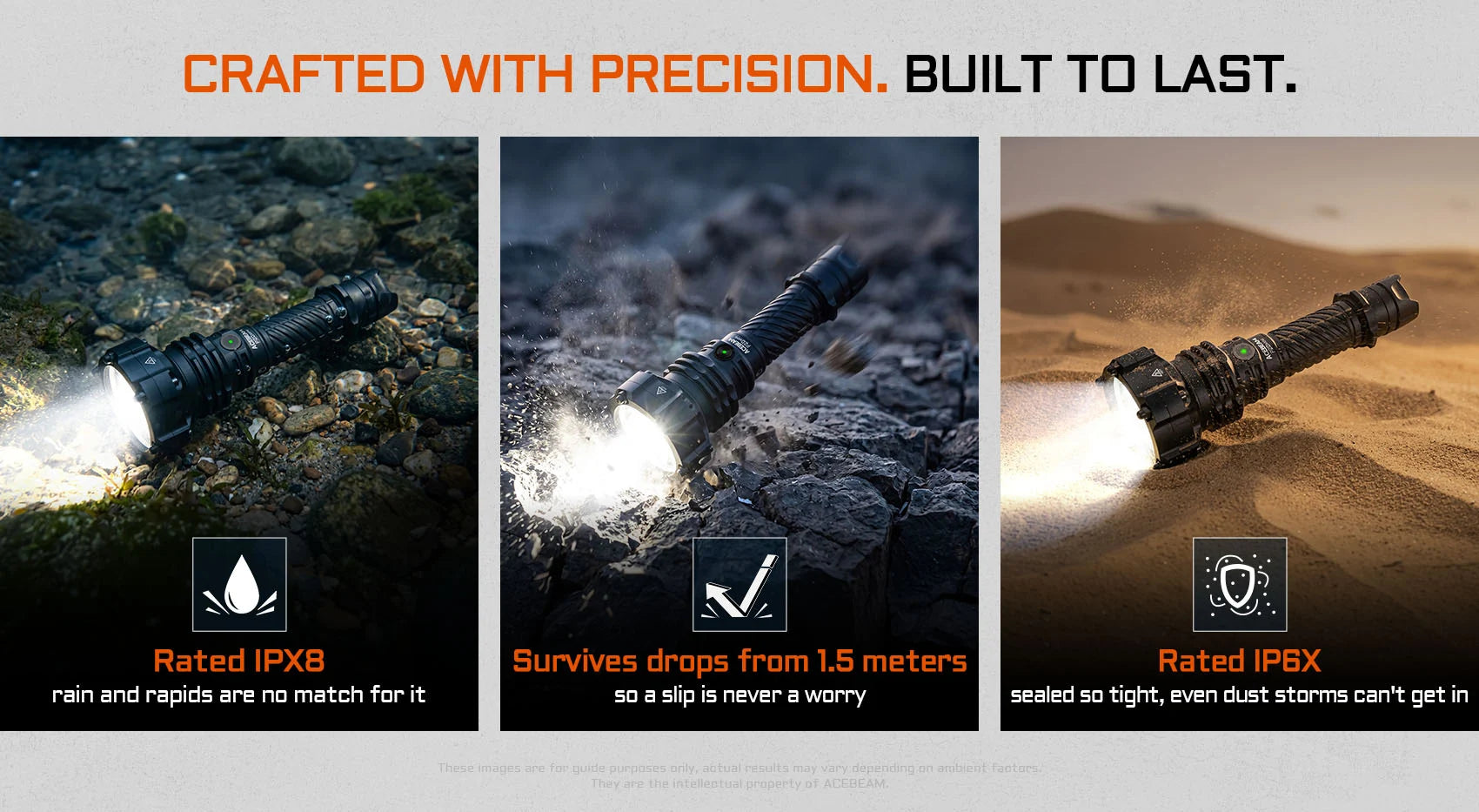 Acebeam P20 Mini – 4,000 Lumen Long-Distance Tactical Flashlight | 1,035m Throw - Options