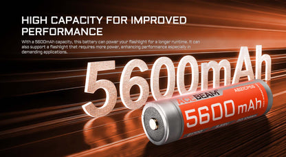 Acebeam 21700 5600mAh Li-ion Rechargeable Battery