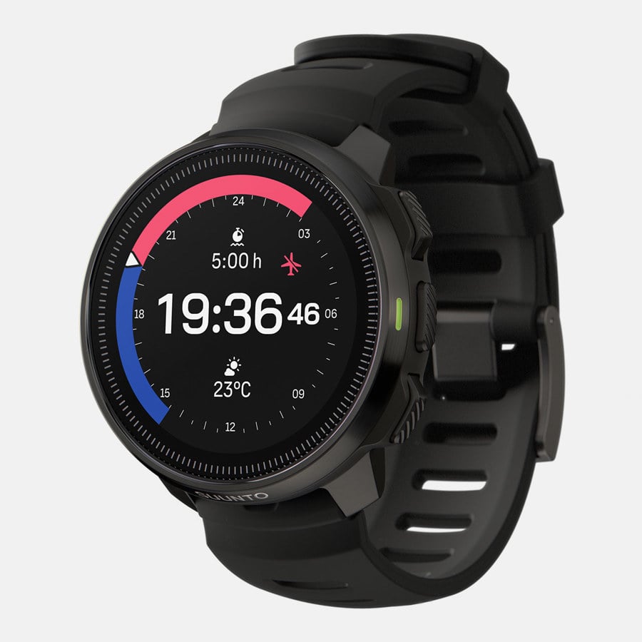Suunto Ocean Steel Sports Watch with GPS, dive mode, and stainless steel case for outdoor and fitness tracking
