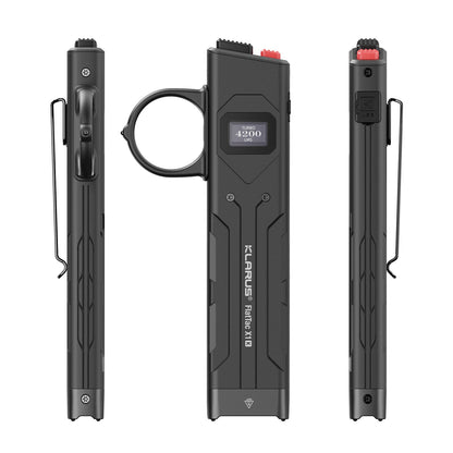 “Klarus FlatTac X1 ultra slim EDC flashlight – Compact tactical everyday carry torch”
