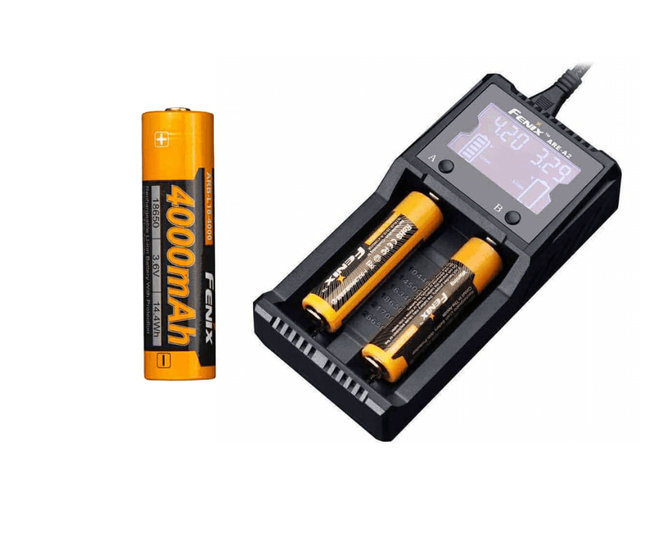 Fenix ARE-A2 Charger+ 1x Fenix ARB-L18-4000 Battery