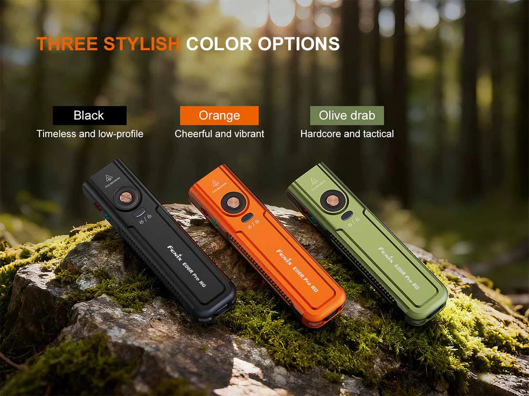 Fenix E06R Pro RG Flat LED Flashlight - Options