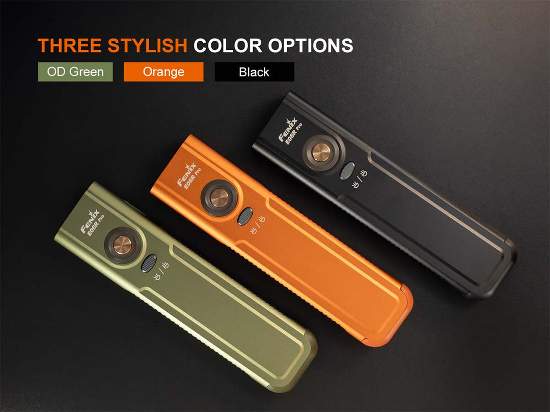 “Fenix E06R Pro 1600 lumens LED flashlight – Compact rechargeable EDC torch”