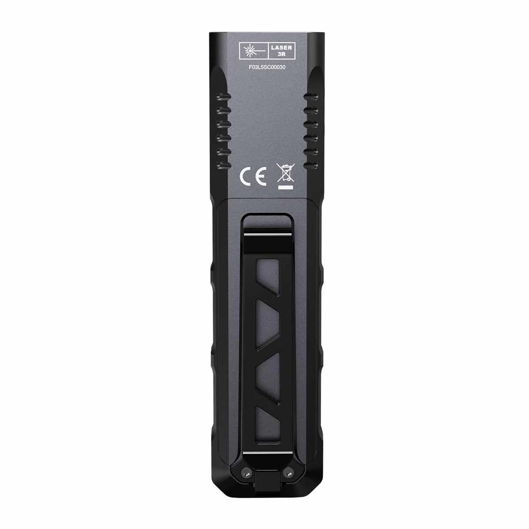 Fenix E08R UE – Flat EDC Flashlight with Green Laser, Body Lights &amp; Digital Dice - Options