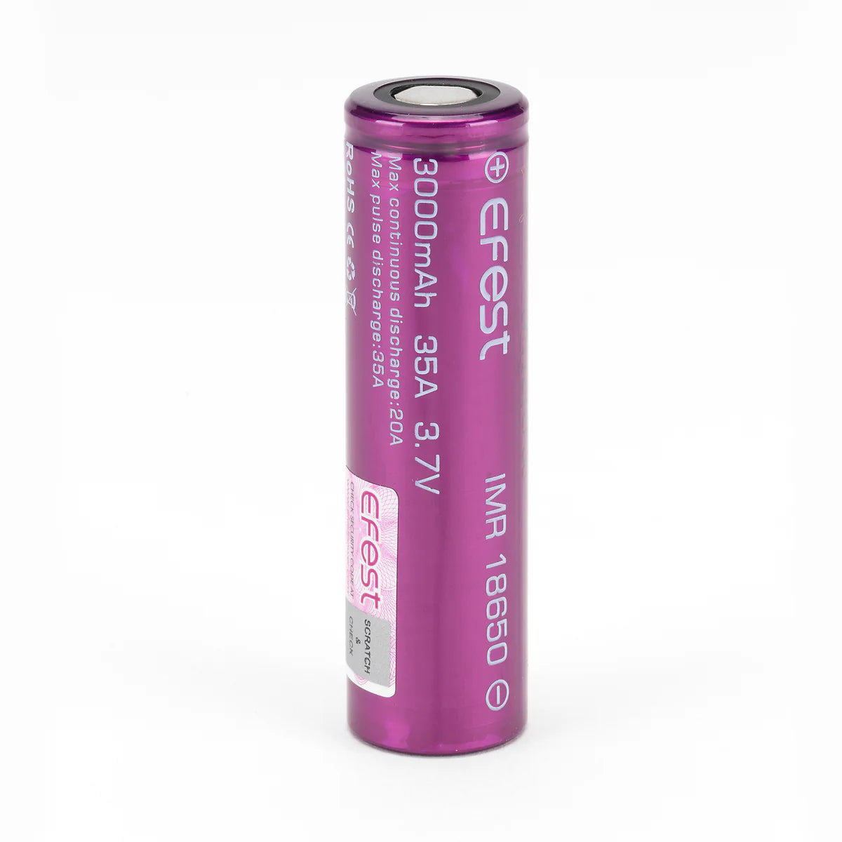 Efest IMR 18650 3000mah Flat Top Rechargeable Battery