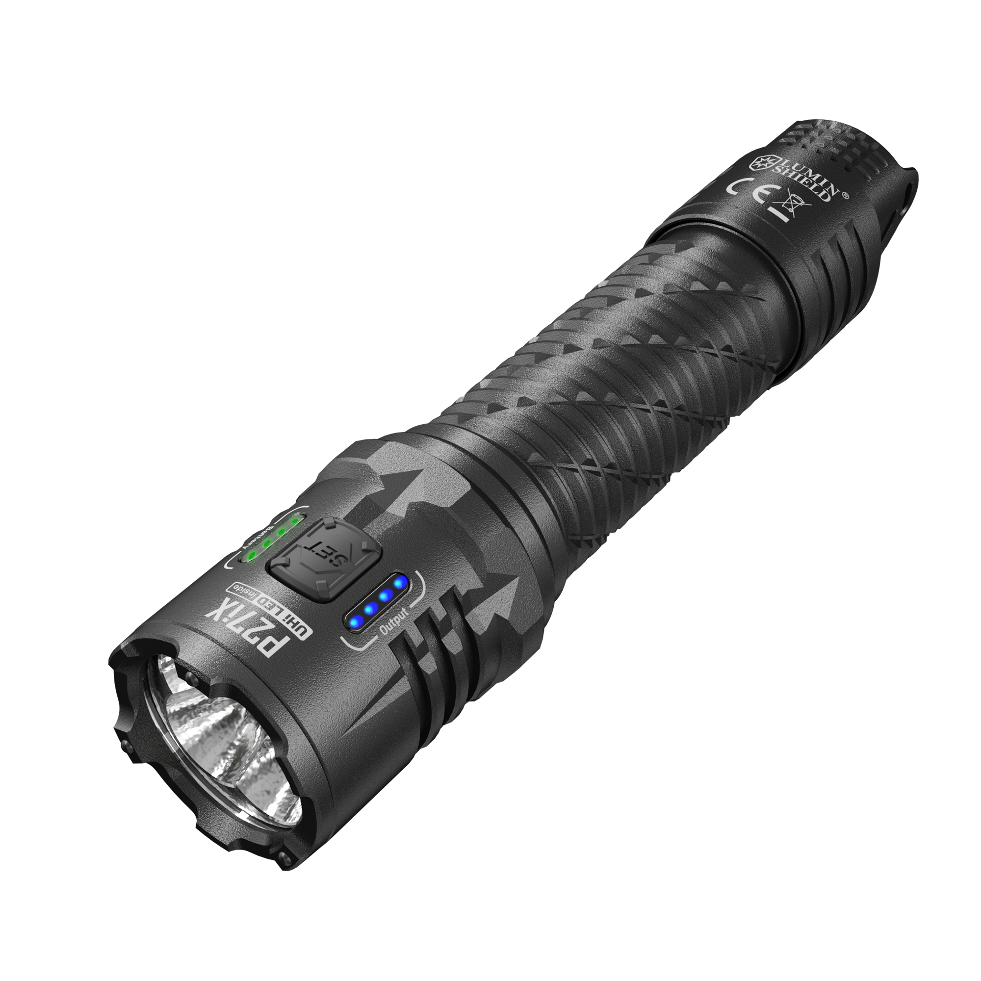 “Nitecore P27iX 5000 lumen tactical flashlight – customizable rechargeable duty light”