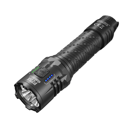 “Nitecore P27iX 5000 lumen tactical flashlight – customizable rechargeable duty light”