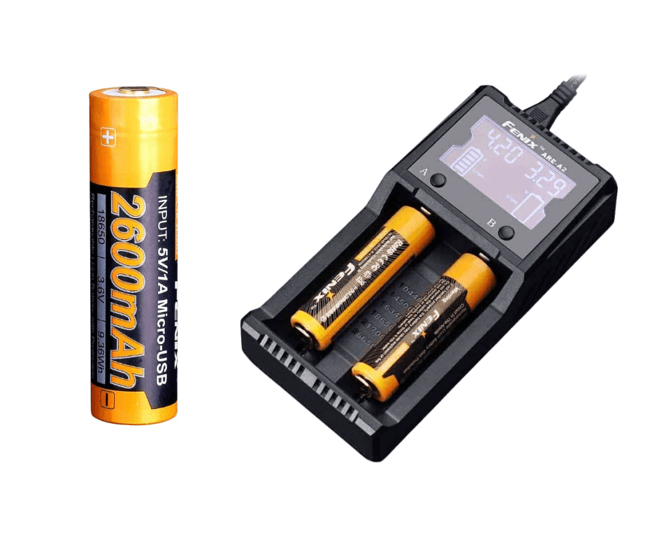 Fenix ARE-A2 Charger+ 1x Fenix ARB-L18-2600U Battery