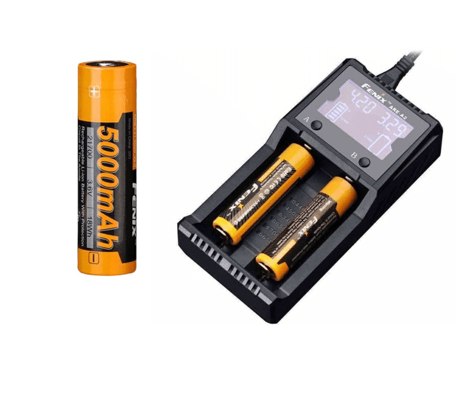 Fenix ARE-A2 Charger+ 1x Fenix ARB-L21-5000 V2.0 Battery