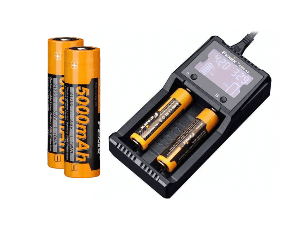 Fenix ARE-A2 Charger+ 2x Fenix ARB-L21-5000 V2.0 Batteries