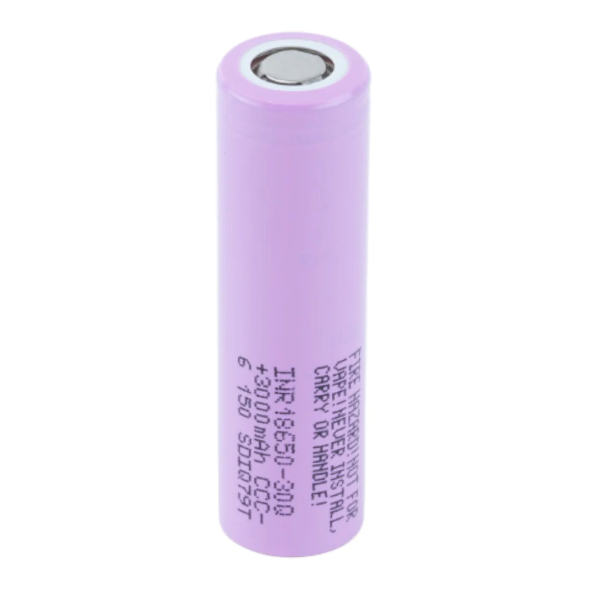 Samsung 30Q 18650 3000mAh 15A Rechargeable Battery - Flat Top