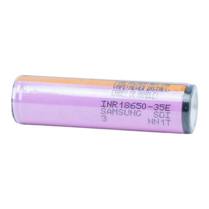 Samsung 35E button top protected 18650 3500mAh 8A rechargeable battery