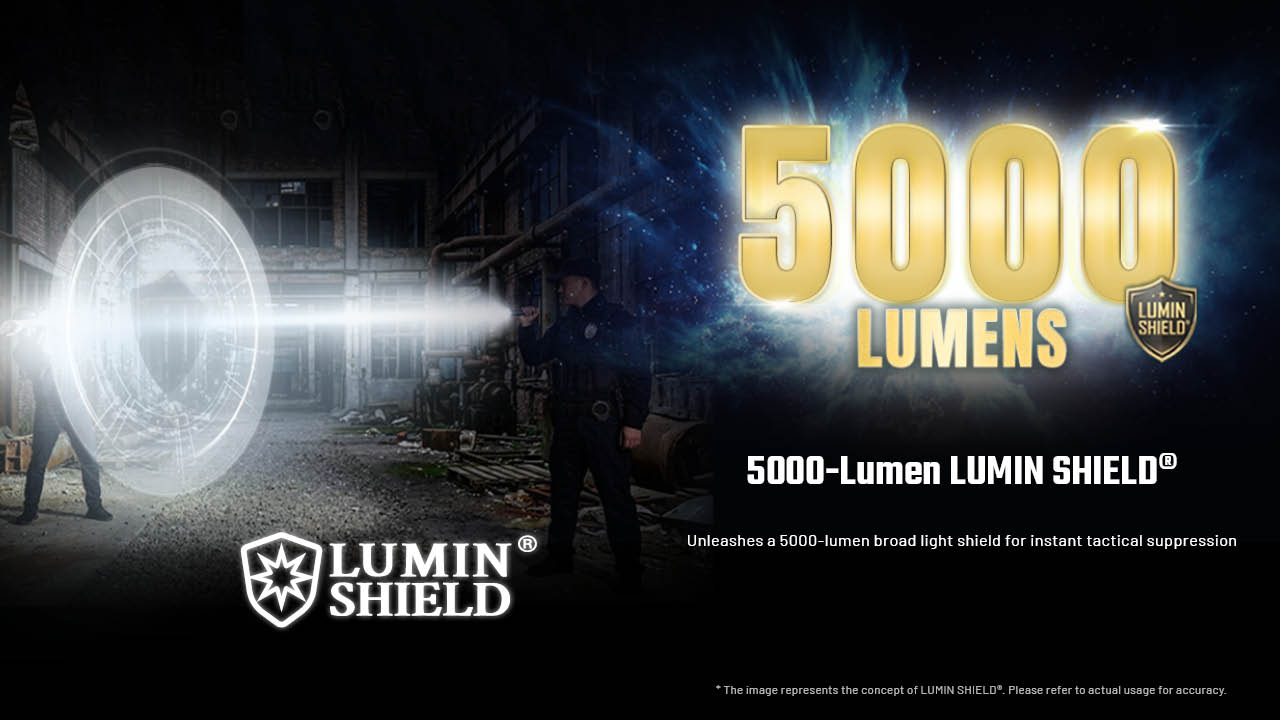 “Nitecore P27iX 5000 lumen tactical flashlight – customizable rechargeable duty light”