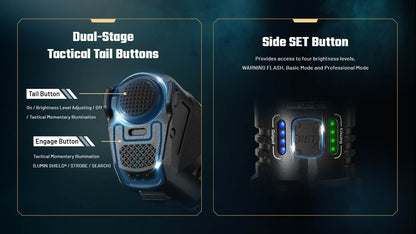 Nitecore P27iX 5000 Lumens Customizable Tactical Flashlight