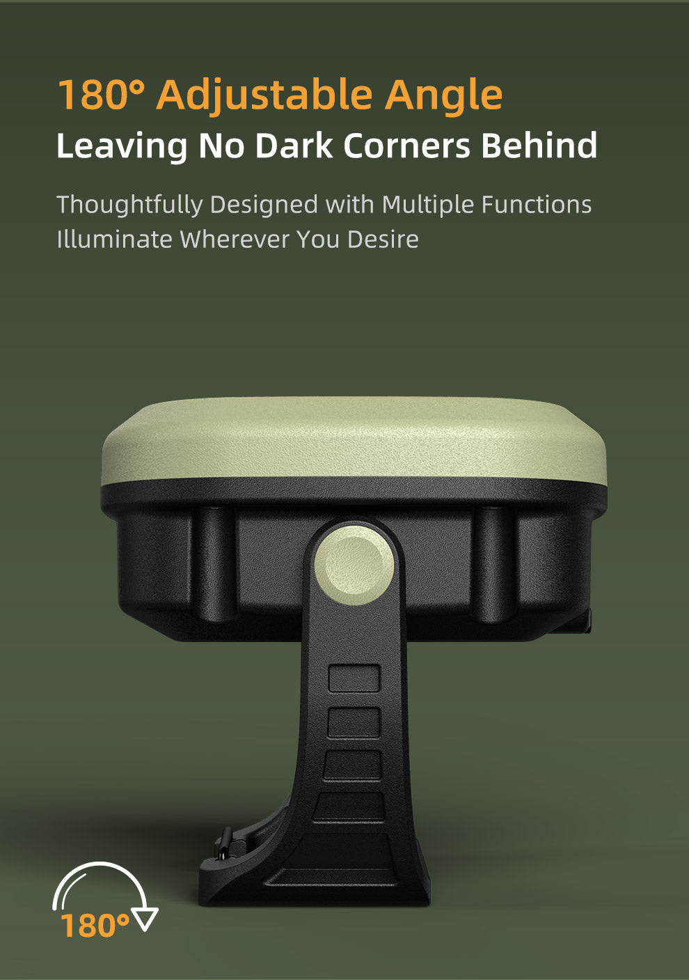 “Klarus WL3 1500 lumens LED work light – Rechargeable portable work light with selectable options”