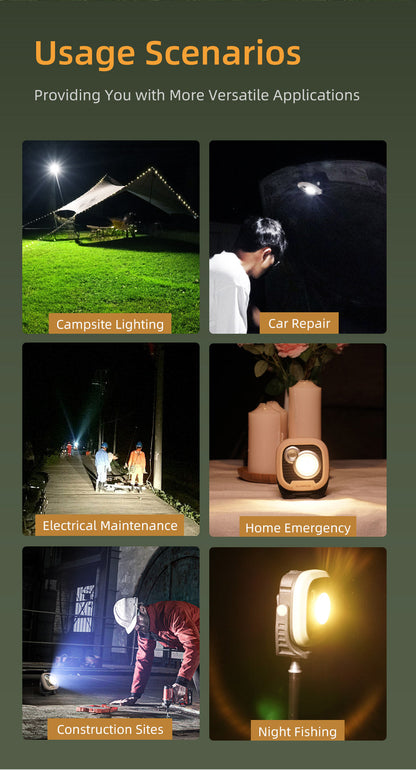 “Klarus WL3 1500 lumens LED work light – Rechargeable portable work light with selectable options”