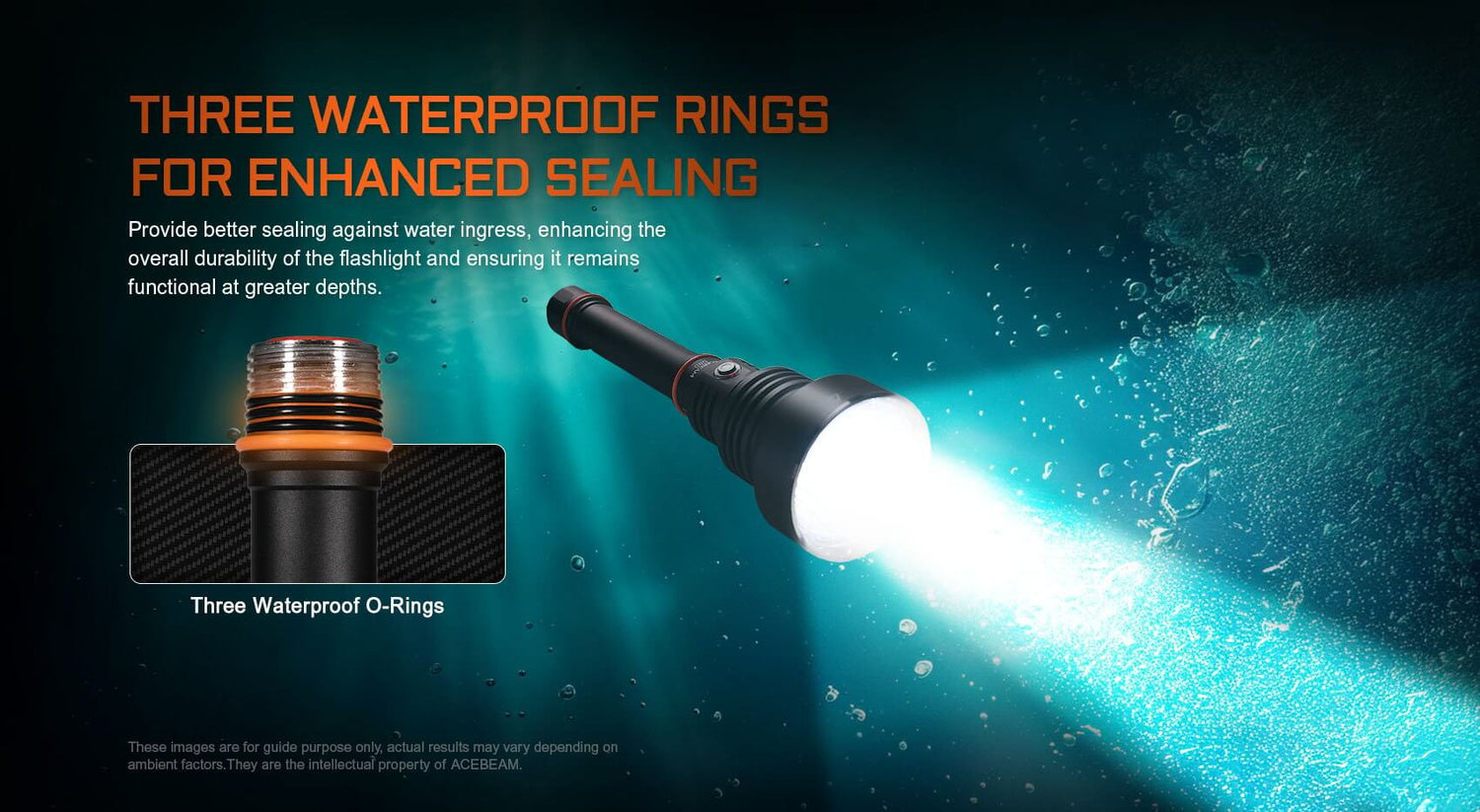 Acebeam D30 Diving Flashlight