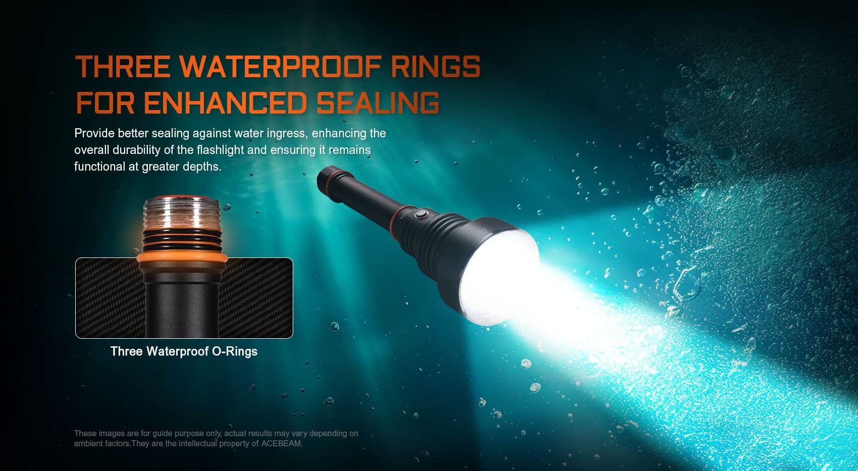 Acebeam D30 Diving Flashlight