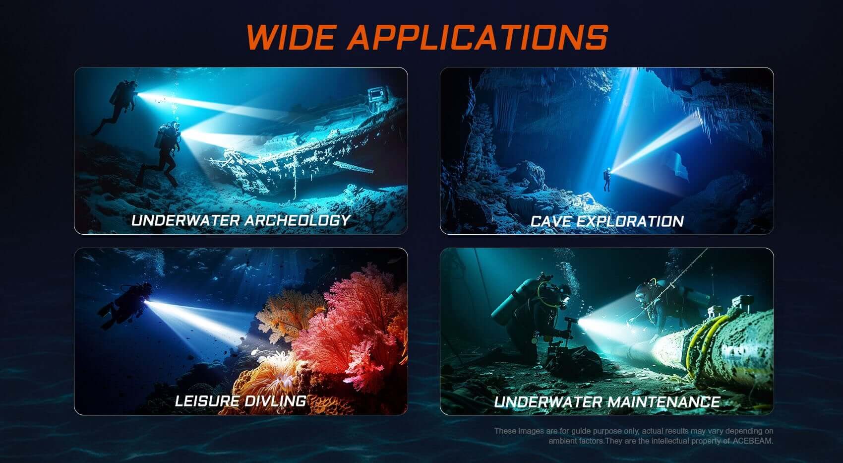 Acebeam D30 Diving Flashlight