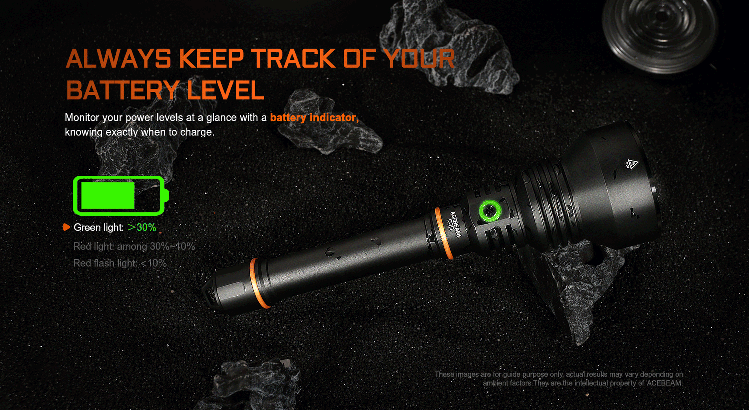 Acebeam D30 Diving Flashlight