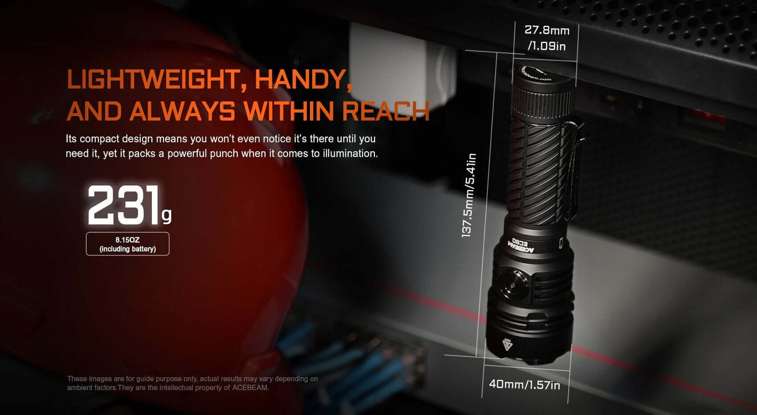 Acebeam EC90 Long Range EDC Flashlight