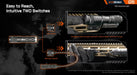Acebeam G15 Rail Mounted Flashlight Flashlight Acebeam 