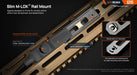Acebeam G15 Rail Mounted Flashlight Flashlight Acebeam 