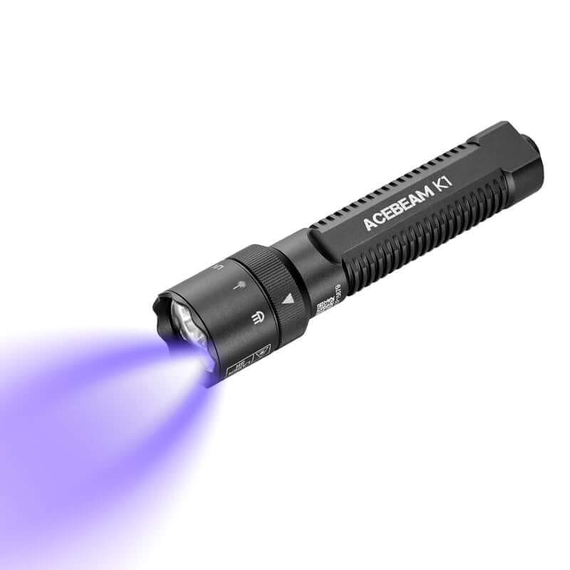 Acebeam K1 Triple-Source EDC Flashlight – White, Green &amp; UV Beams