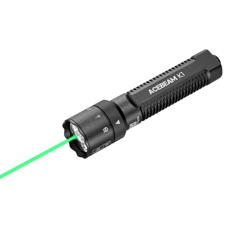 Acebeam K1 Triple-Source EDC Flashlight – White, Green &amp; UV Beams