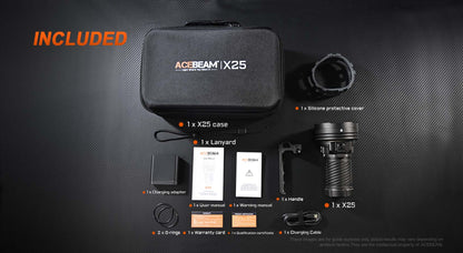 Acebeam X25 Powerful Flashlight - 22000 Lumens