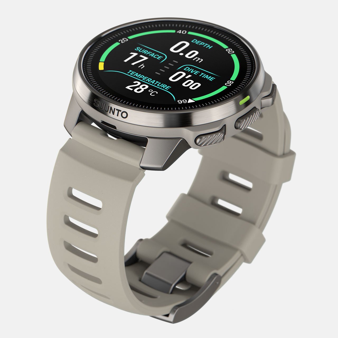 Suunto Ocean Steel Sports Watch with GPS, dive mode, and stainless steel case for outdoor and fitness tracking
