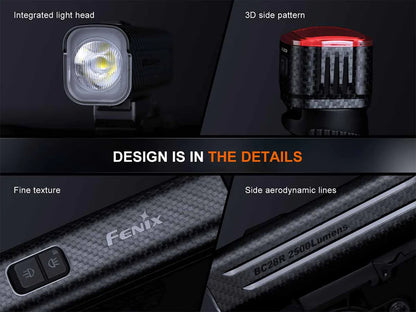 Fenix BC28R – Rechargeable Bike Light &amp; Taillight Set with Wireless Link