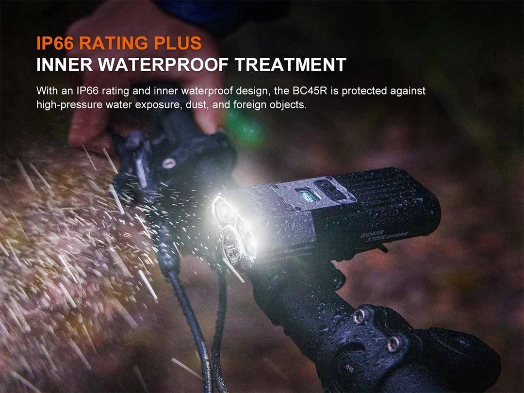 Fenix BC45R – High-Performance Mountain Bike Light with Dual Beam &amp; Wireless Remote