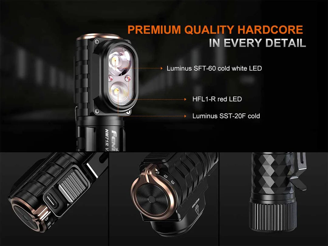 Fenix HM71R V2.0 3500 Lumens Rechargeable Industrial Headlamp